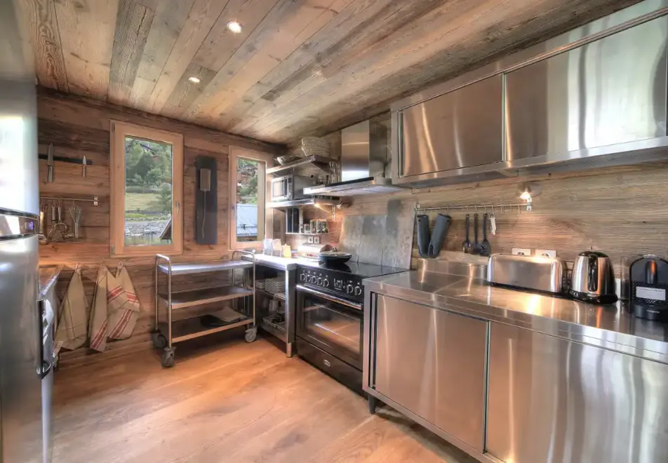 Le Chalet Martine, St Martin de Belleville (catered chalet) - Chefs kitchen