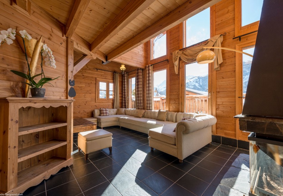 Tweed, Chalets St Marcel, St Martin de Belleville (self catered chalet) - Living room