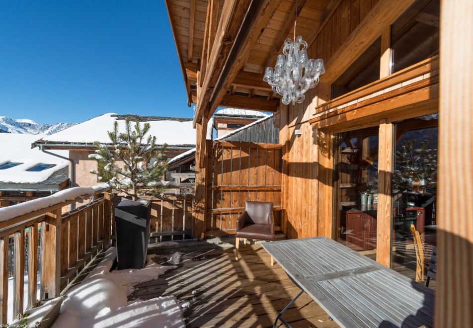 Tweed, Chalets St Marcel, St Martin de Belleville (self catered chalet) - Balcony