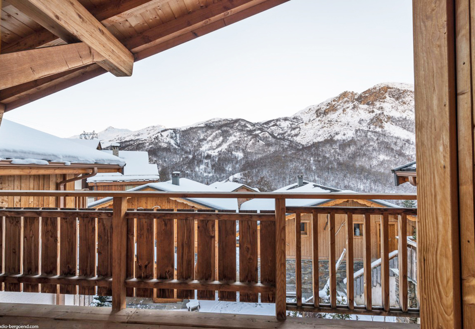 Velours, Chalets St Marcel, St Martin de Belleville (self catered chalet) - Balcony