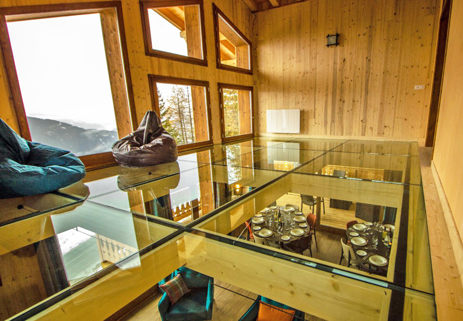 Angelonia, La Rosiere (Catered chalet) - Glass flooring