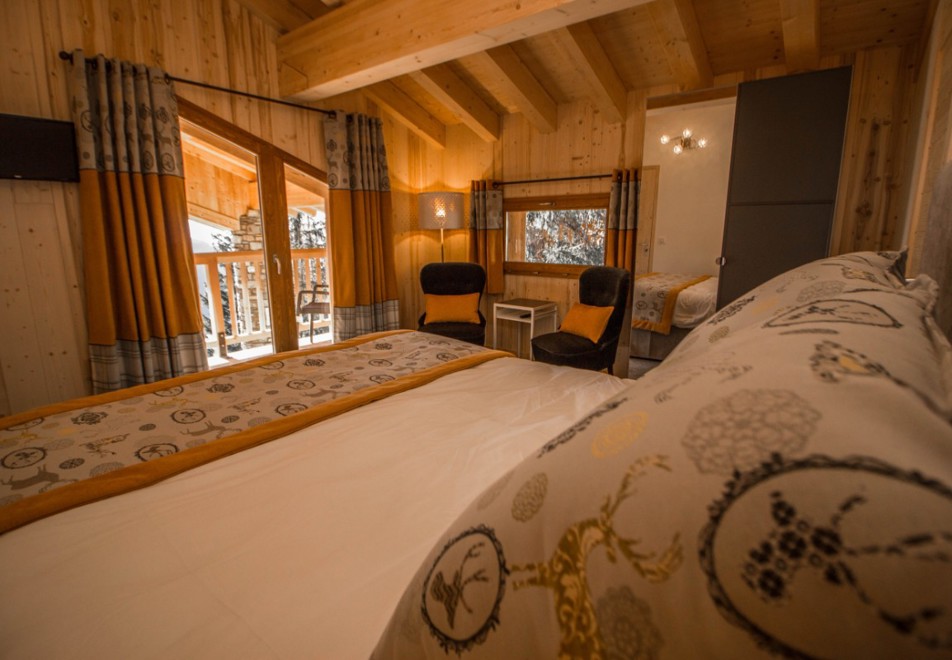 Angelonia, La Rosiere (Catered chalet) - Bedroom