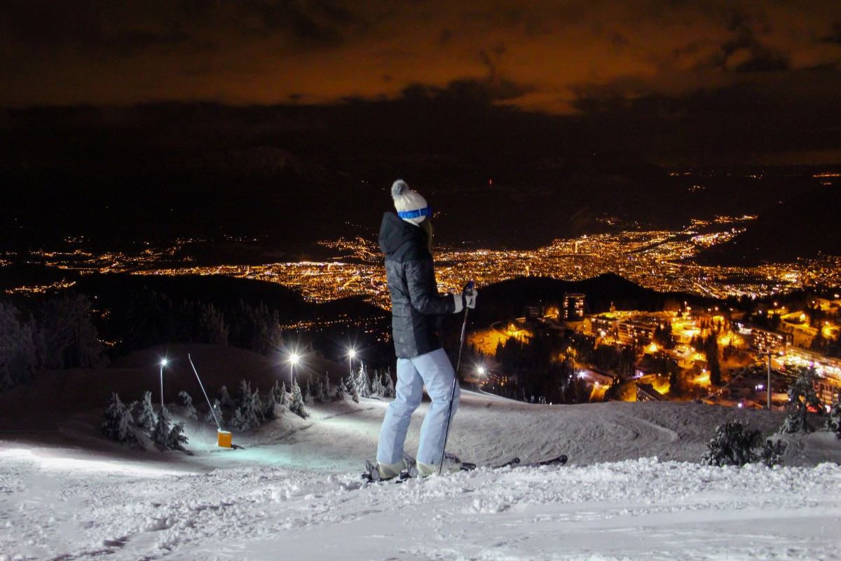 Night Skiing Chamrousse