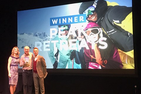 Peak Retreats is awarded Family Traveller's Best Family Ski Operator award 2018