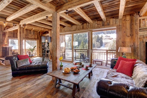 Chalet Claudine, Morzine (self catered chalet) - Lounge