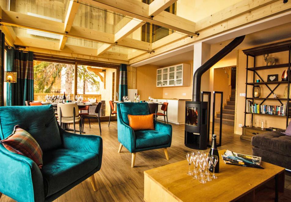 Angelonia, La Rosiere (Catered chalet) - Lounge area