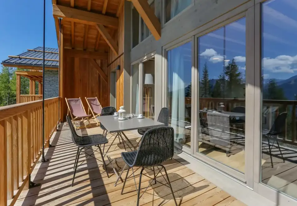 Hameau de Barthelemy, La Rosiere (self catered apartments) - Balcony