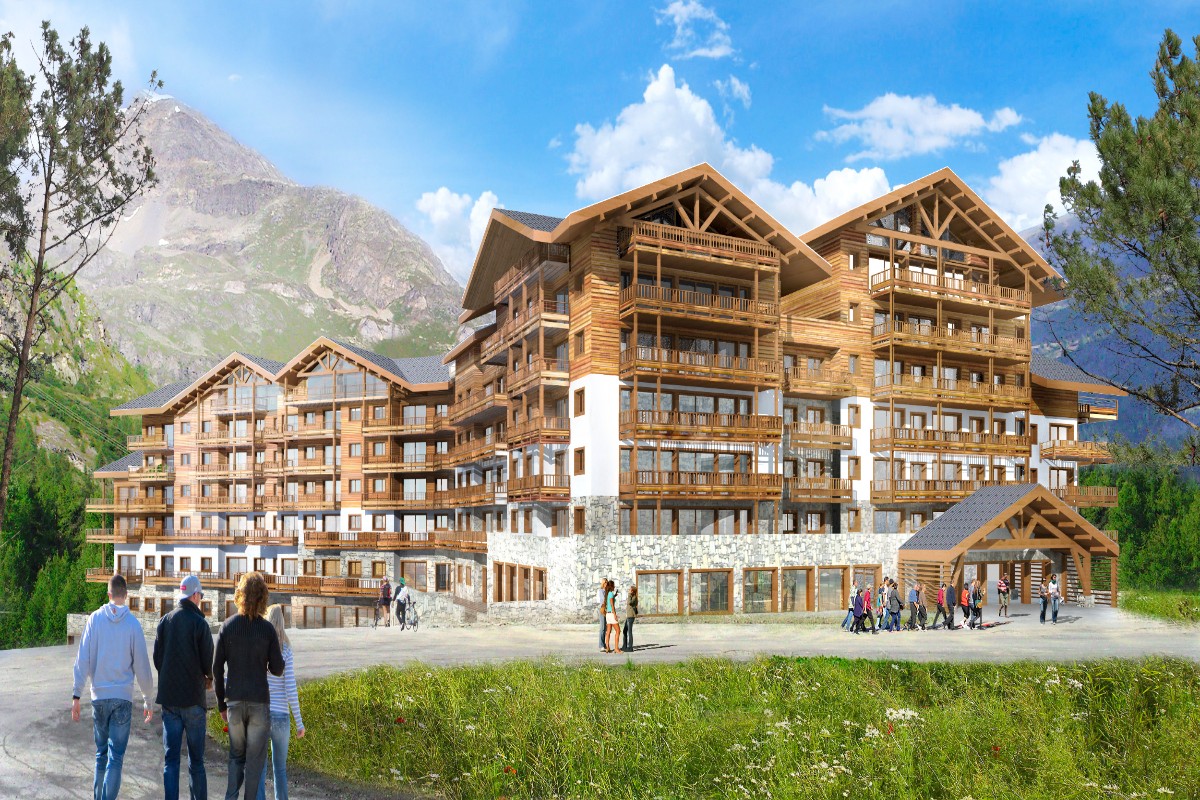 Altaviva, Tignes 1800 (self catered apartments) (©MReyboz) - Artists impression