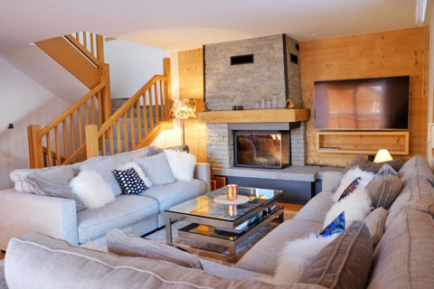 Caseblanche Chalets, St Martin de Belleville (self catered apartments-chalets) - Lounge