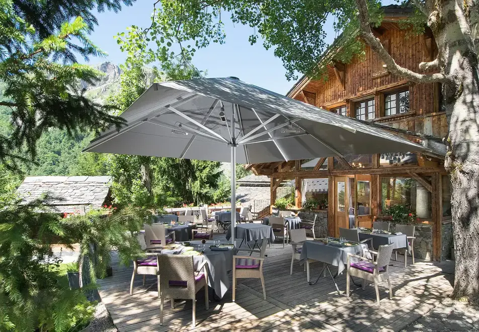 La Bouitte, St Martin de Belleville (hotel) - Terrace