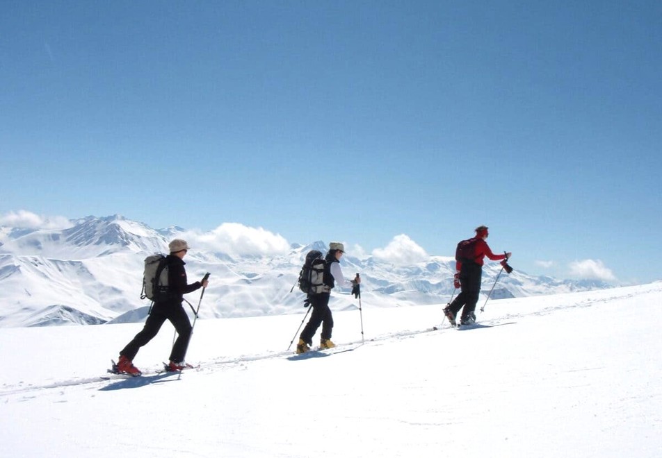 Combloux ski touring
