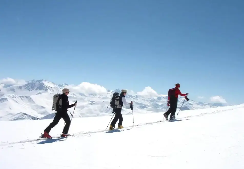 Combloux ski touring