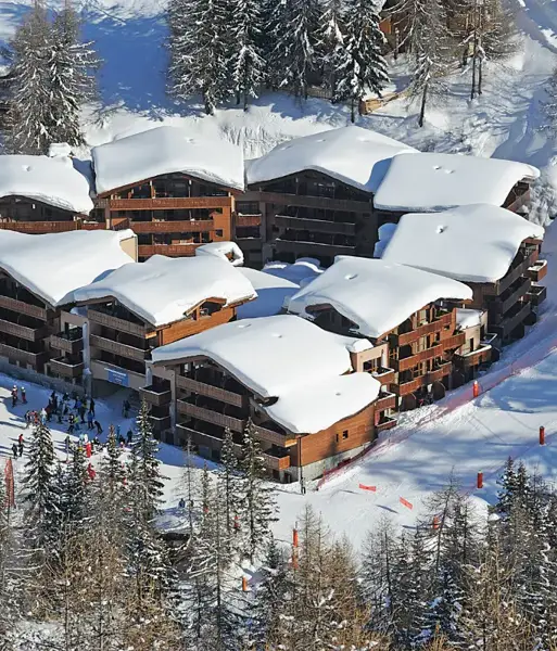 Les Chalets Edelweiss, Plagne 1800 (self catered apartments) - Exterior shot