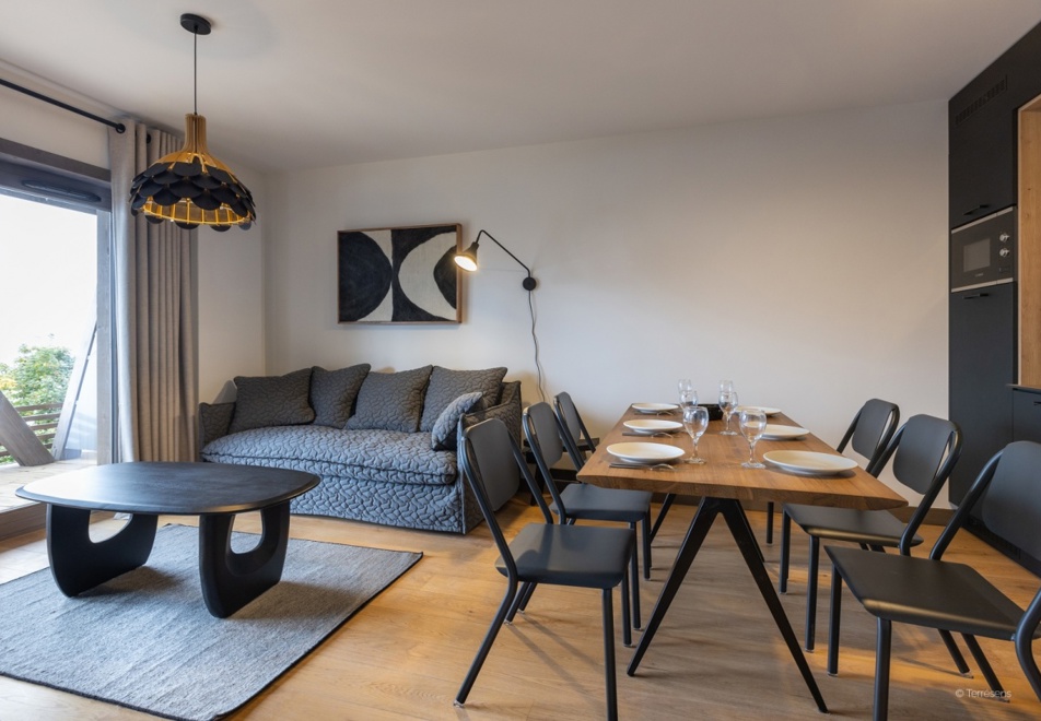 Le Quartz, Peisey Vallandry (self catered apartments) - Typical apartment style