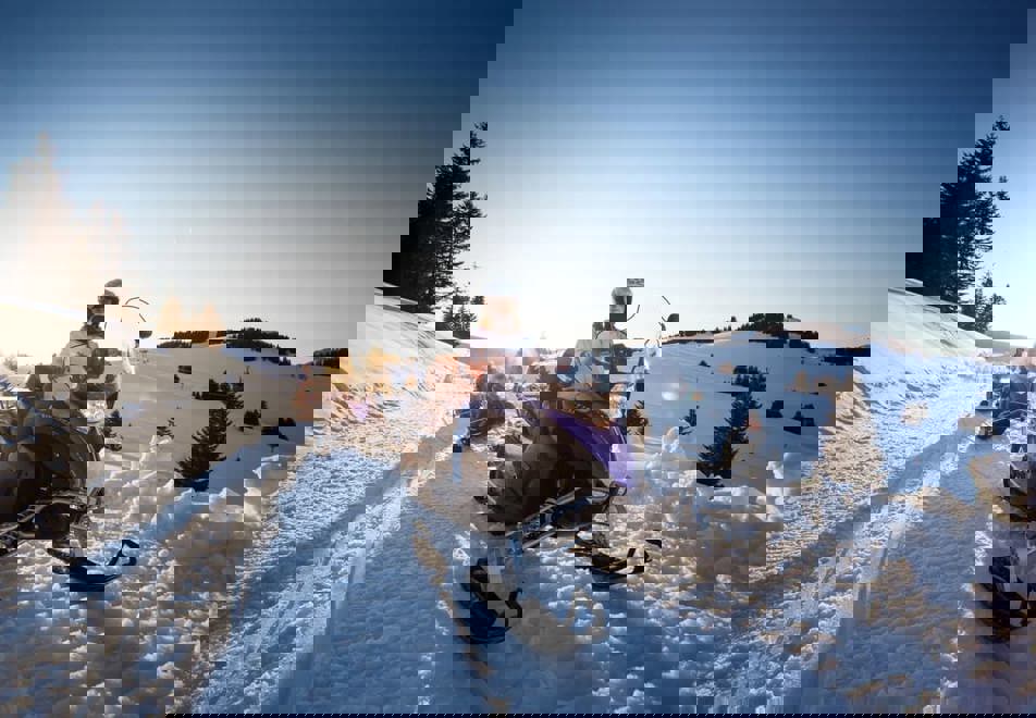 Combloux snow mobiling
