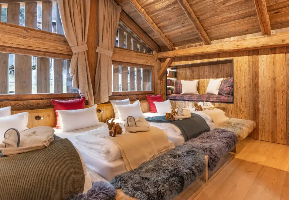 Ancolie, St Nicolas de Veroce (chalet) - Dormitory room