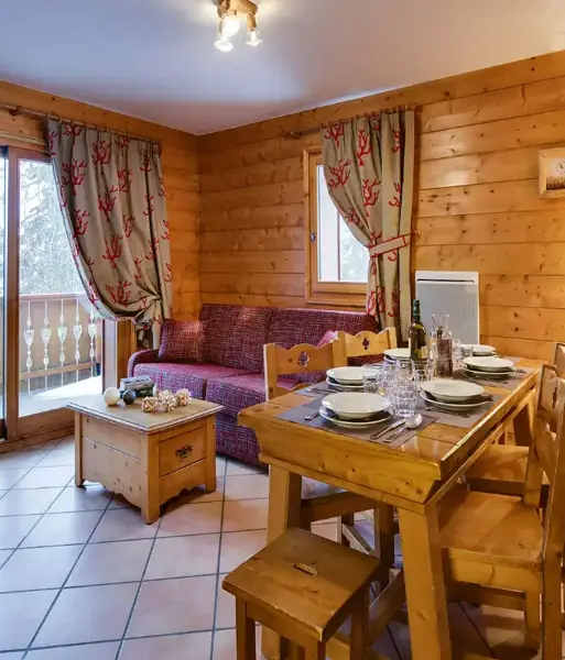 Le Hameau du Beaufortain, Les Saisies (self catered apartment) - Typical apartment