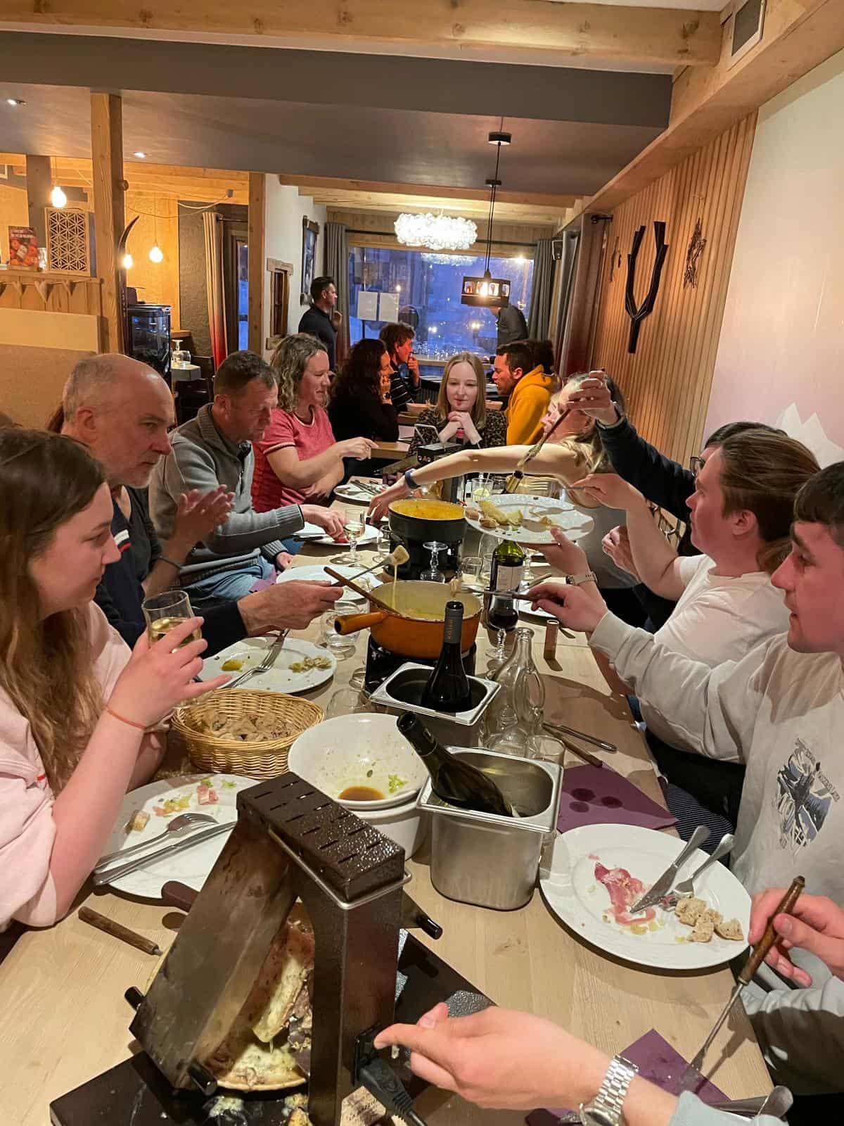 Cheese Feast At L'arti Restaurant In Tignes