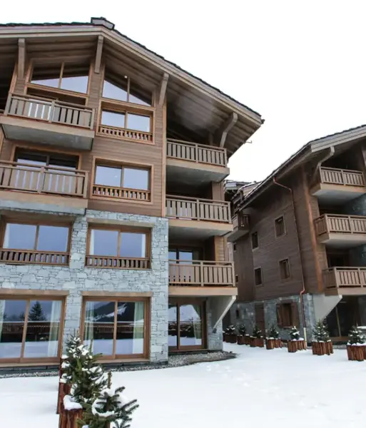 Aspen Lodge, Courchevel (self catered apartments) - Exterior shot