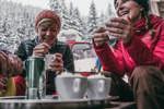 Hot drinks in La Rosiere