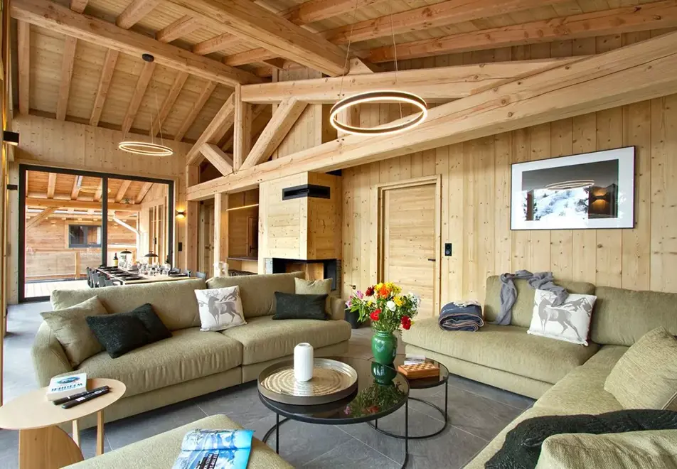 Panthere des Neiges, Les Deux Alpes (self catered chalet) - Lounge area