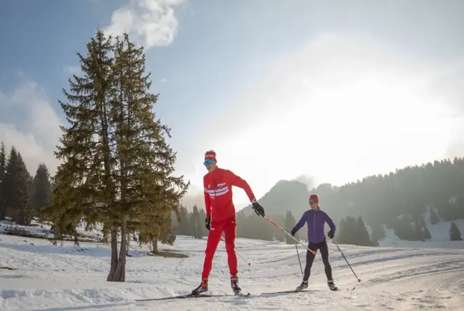 Champagny ESF nordic skiing lessons.webp