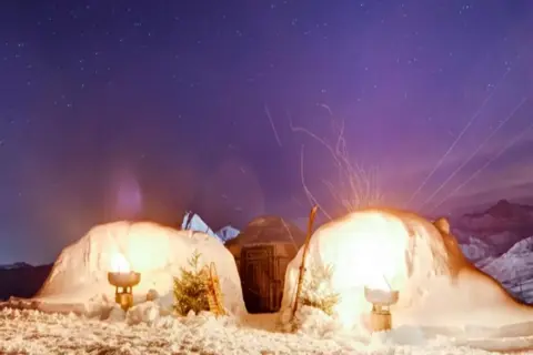 Tignes Evening Yurt