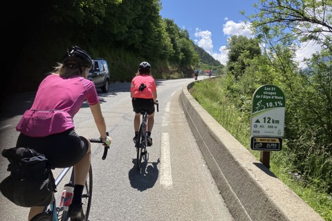 Road Cycling In Alpe D'huez Team Training Xavier Shared May25