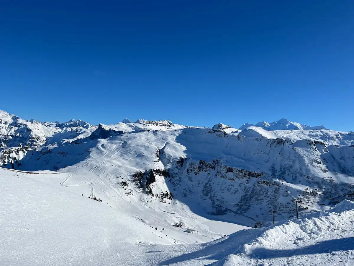 Dolomie Blue Piste From Tete Des Saix ONLY For MF Blog