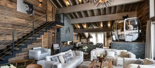 D15 - 7 bedroom c.364m2 split level alcove penthouse, sleeping 16; on 4 levels with lift: