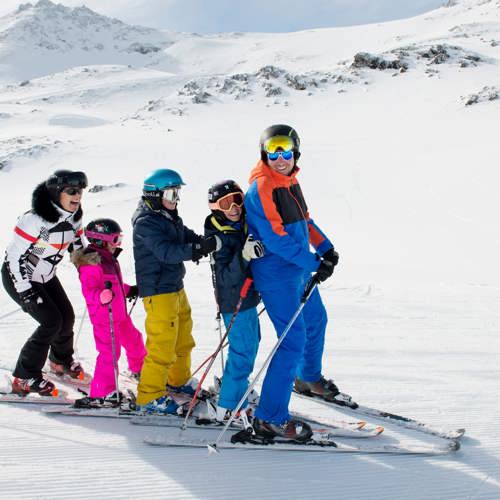 Multi-family ski holidays