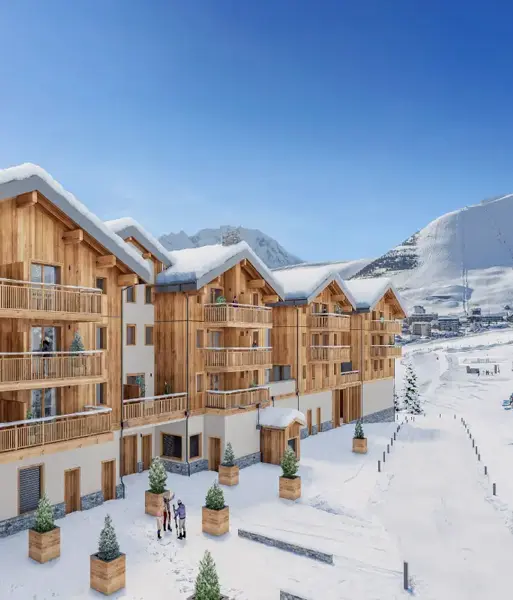 La Perle d'Alba, Alpe d'Huez (self catered apartments) - Artists impression