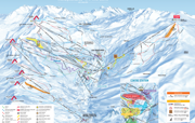 Les Menuires Piste Map