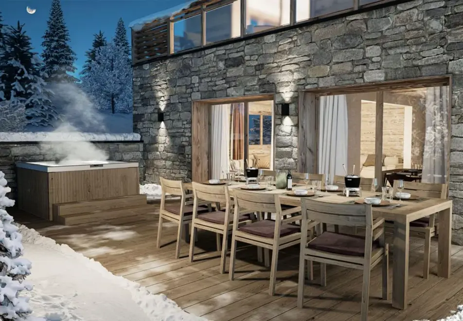 Kangto, Les Gets (self catered apartments) - Artists impression