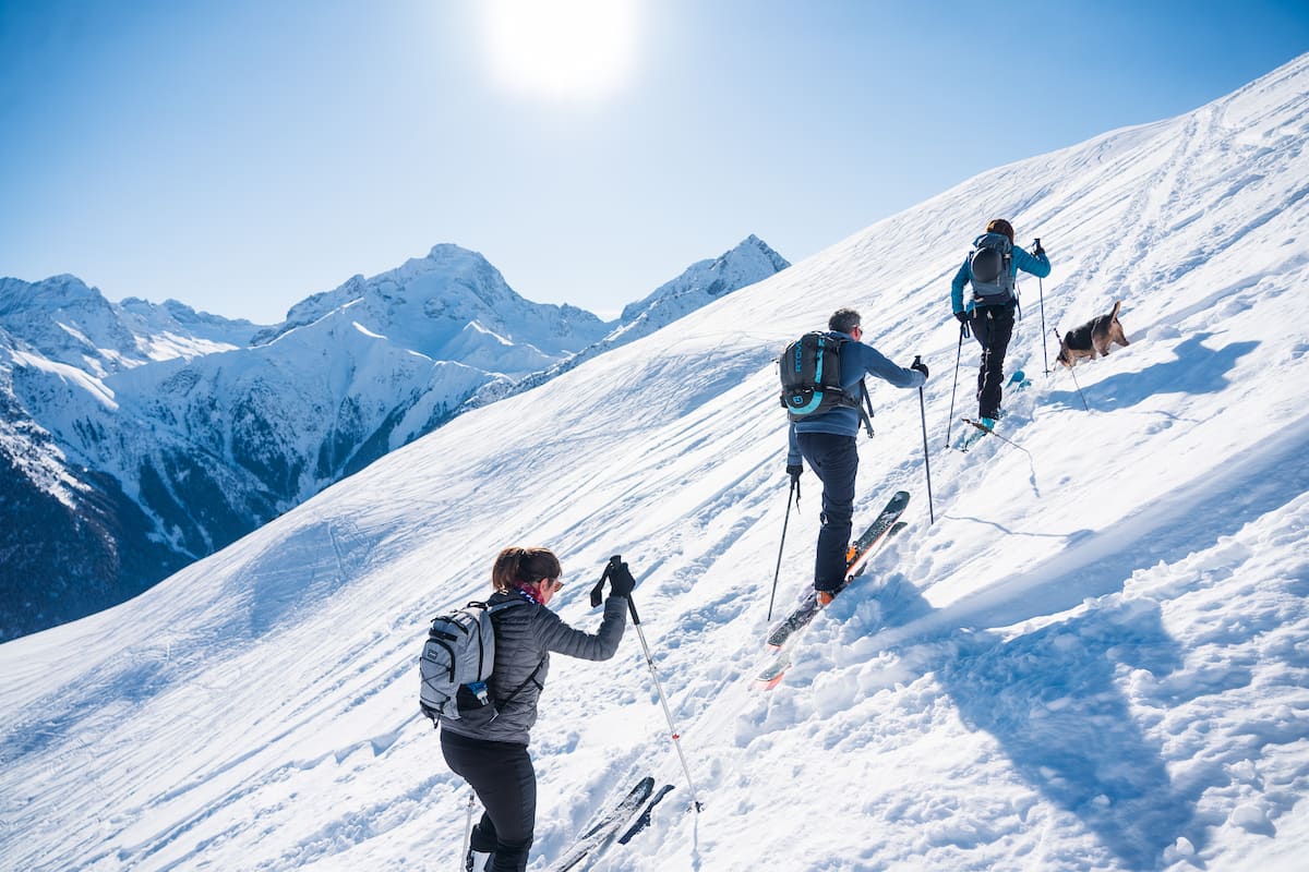 Alpine touring in Les 2 Alpes