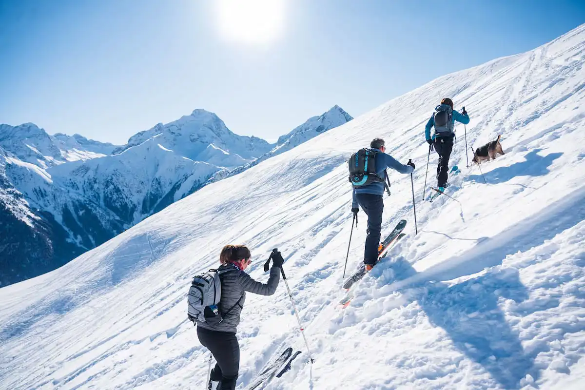 Alpine touring in Les 2 Alpes