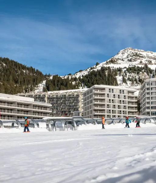Alhéna, Flaine (hotel) - Exterior shot (©Studio-Bergoend)