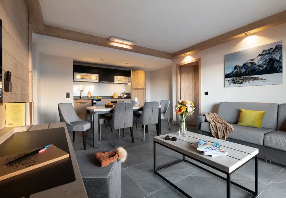 Akoya, Valmorel (self catered apartments) - Typical apartment style (©Studio Bergoend)