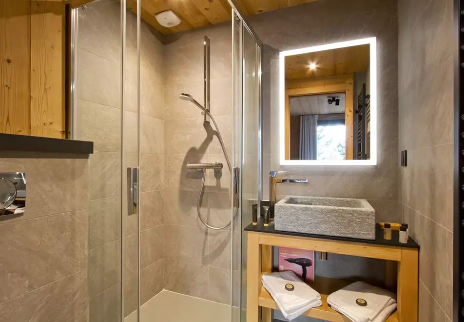 Panthere des Neiges, Les Deux Alpes (self catered chalet) - Shower room