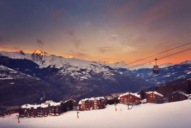 Montalbert dusk panorama credit OlivierAllamand-La_Plagne