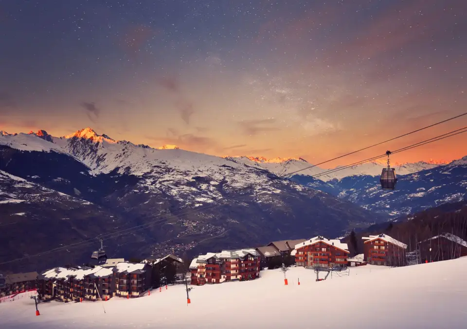Montalbert dusk panorama credit OlivierAllamand-La_Plagne