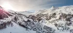 Les Menuires ski resort viewed from Le Bettex Vincent LOTTENBERG
