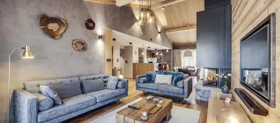 Snega 3 - 3 bedroom apartment with fireplace sleeping 6 (c.107m2):