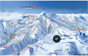 Valmorel piste map