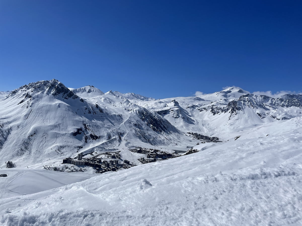 Bluebird Day In Tignes