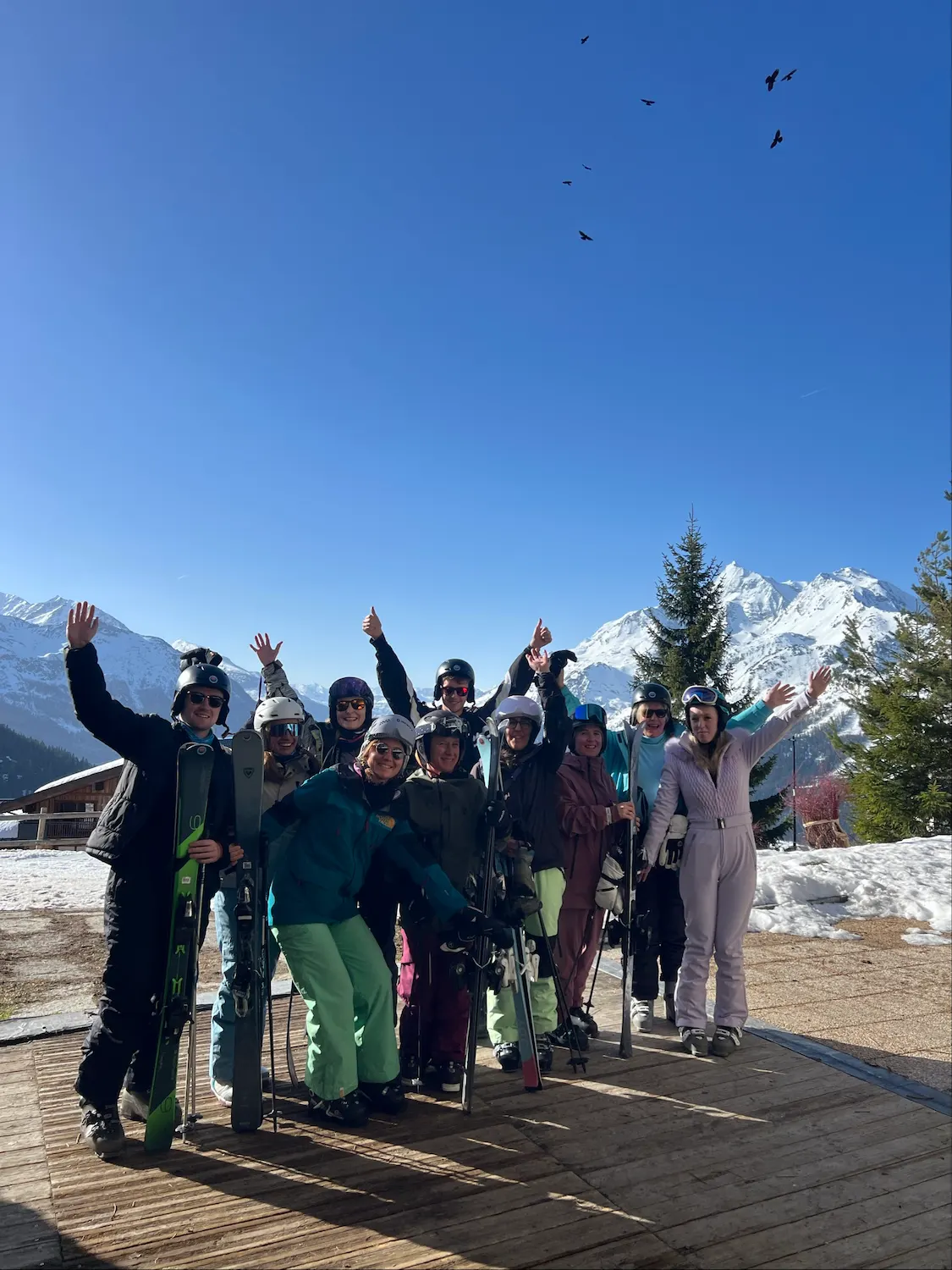 Peak Retreats team in La Rosiere