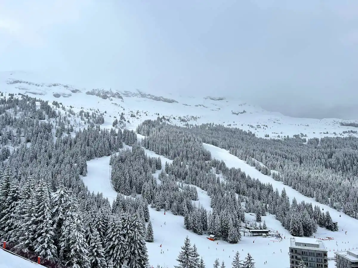 View From Le Centaure Apartment, Flaine