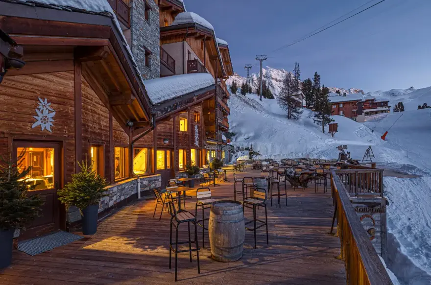 Carlina hotel and apartments-Belle Plagne-Terrace (1).webp
