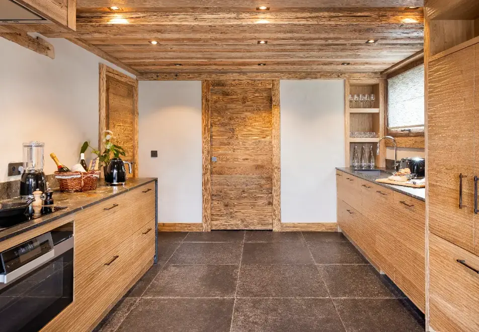Ancolie, St Nicolas de Veroce (chalet) - Kitchen