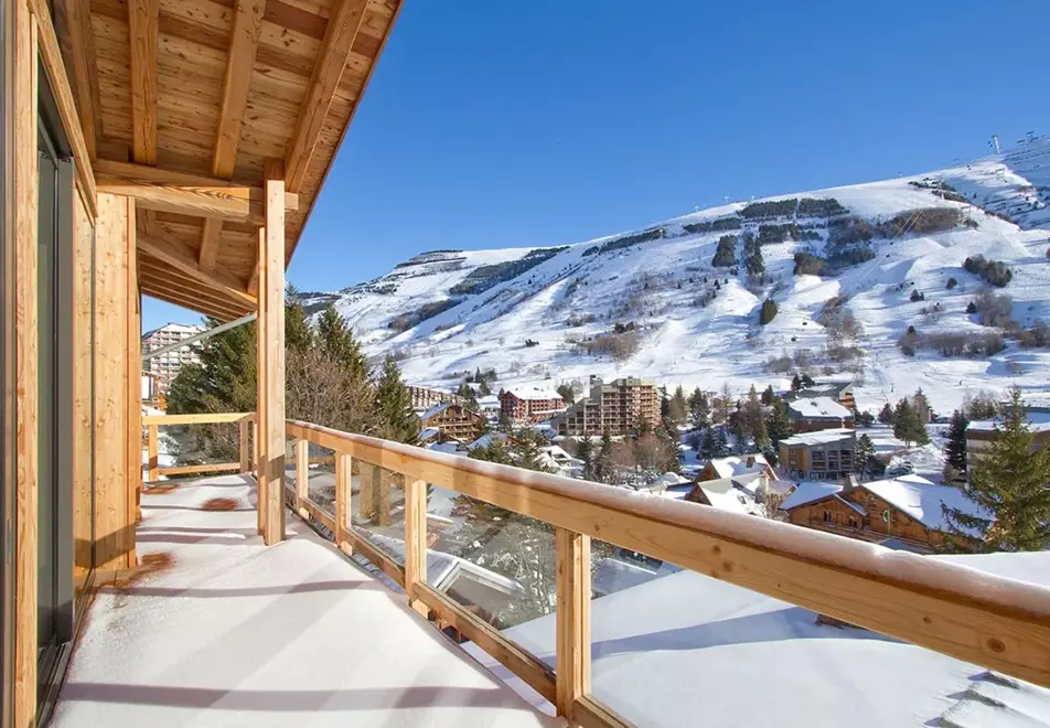 Le Lynx, Les Deux Alpes (self catered chalet) - Balcony